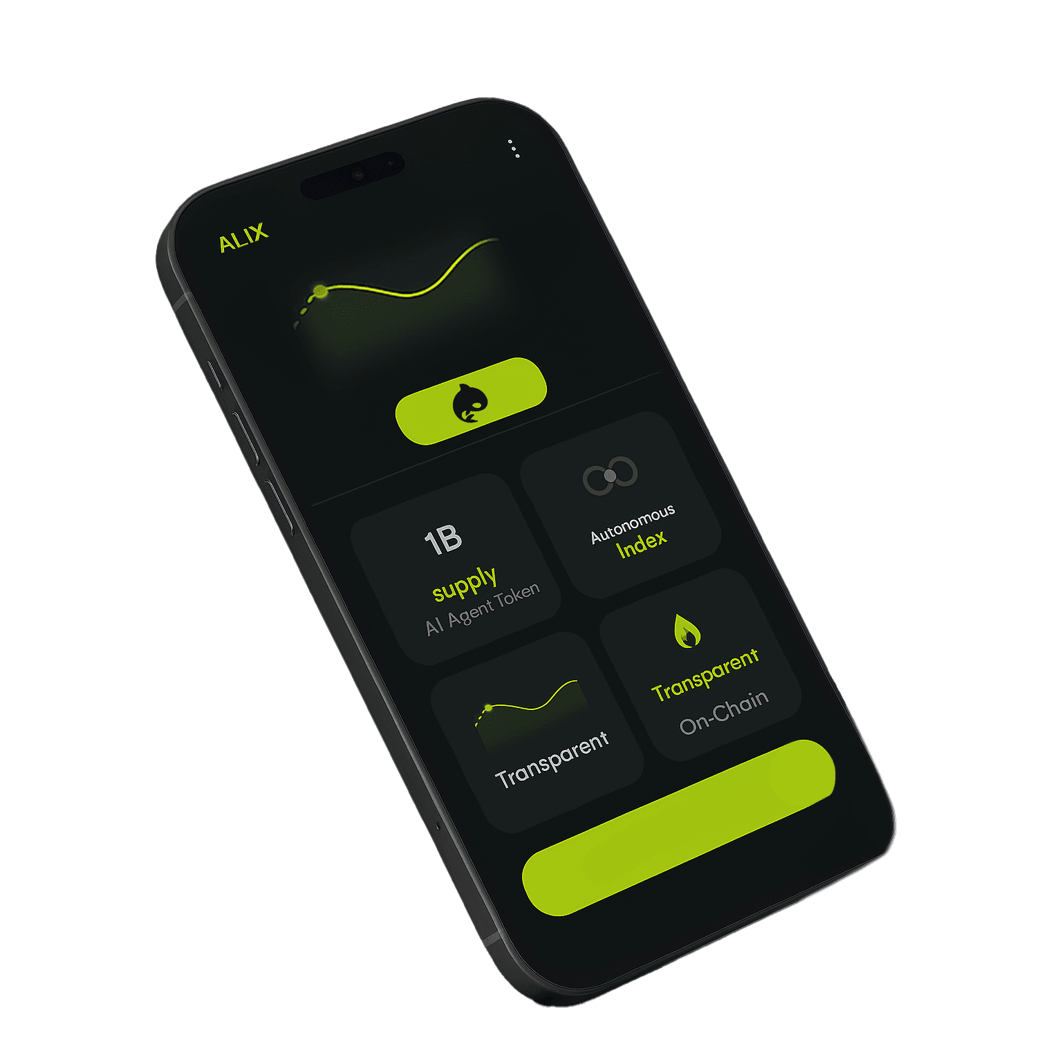 ALIX mobile app mockup